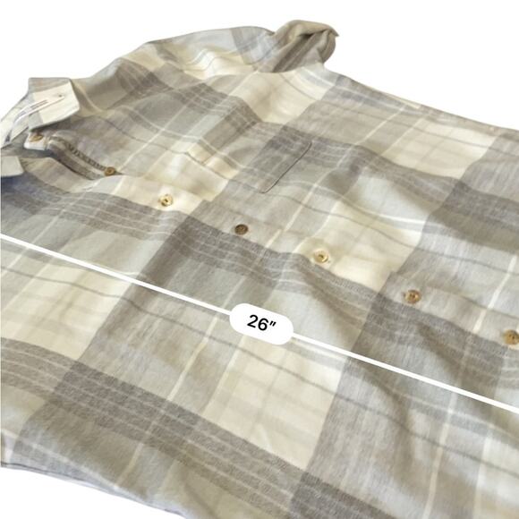 Kuhl Women's Kamila Flannel Shirt Light Gray Plaid Button Down Size SMALL - Picture 6 of 9
